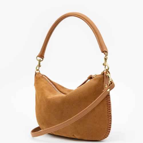 Petite Moyen Messenger-Suede Whipstitch