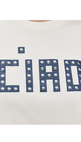 Classic Tee-Block Ciao With Studs