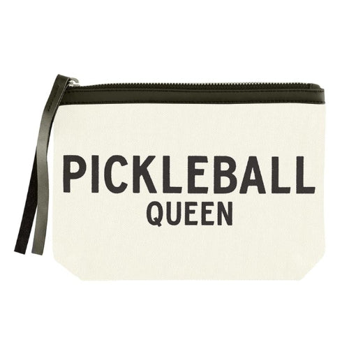 Canvas Pouch-Pickleball Queen