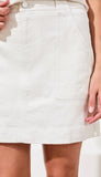 Audrey Hugging Skort With Patch Pocket