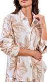 Long Sleeve Button Front Blouse