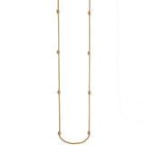 Meridian Petite Gold Long Necklace