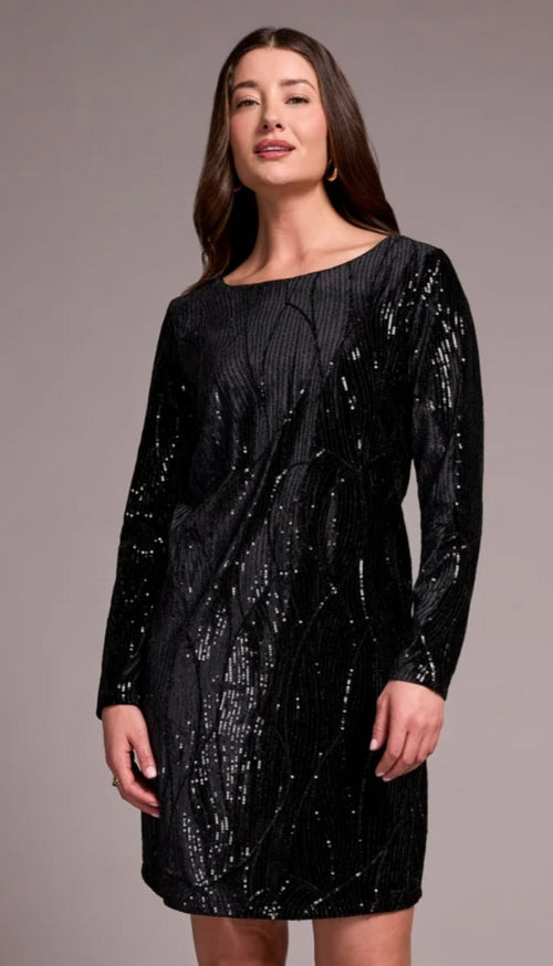 Long Sleeve Lined Dress