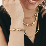 Meridian Petite Gold Long Necklace