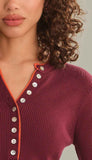Emmeline Rib Layered Henley