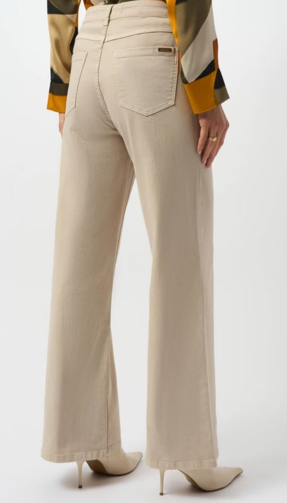 Classic Wide Leg Stretch Denim