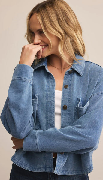 All Day Cropped Knit Jacket