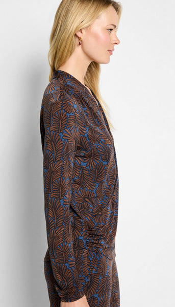 Feather Fern Wrap Top