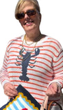 Lobster Striped Crew