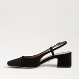 Tarra Slingback Heel - Black Suede