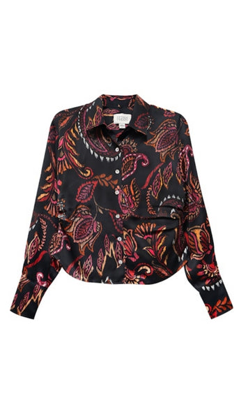 Tawnie Side Pleat Shirt