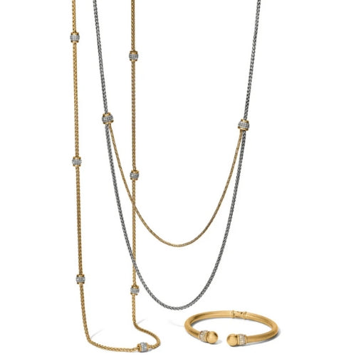Meridian Petite Gold Long Necklace