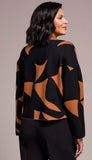 Long Sleeve Mock Neck Sweater With Pocket