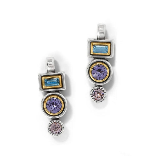 Halo Gleam Drop Post Earrings