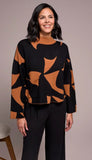 Long Sleeve Mock Neck Sweater With Pocket
