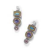 Halo Gleam Drop Post Earrings