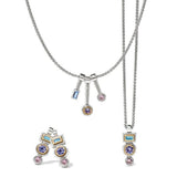 Halo Gleam Drop Post Earrings