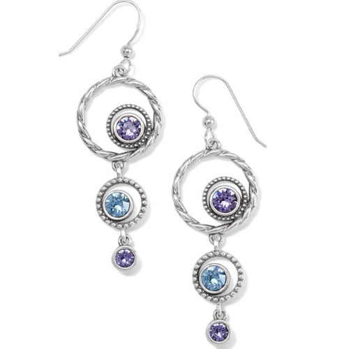 Halo Radiance French Wire Earrings