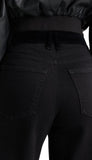 Good Waist Palazzo Jeans - Black