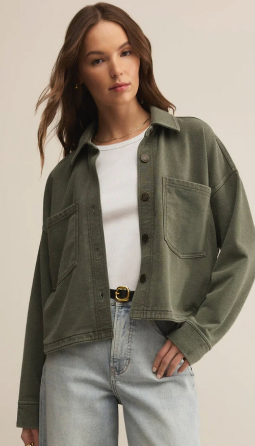 All Day Cropped Knit Jacket