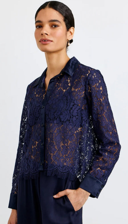 Tawnie Side Pleat Shirt