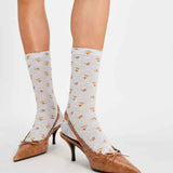 Floral Jacquard Trouser Sock