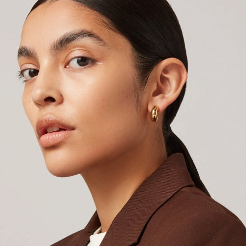 Tome Hoops-Small Gold Earrings