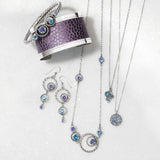 Halo Radiance French Wire Earrings