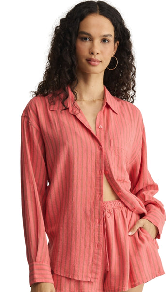 The Perfect Striped Button Up