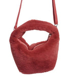 Small Faux Fur Crossbody Bag