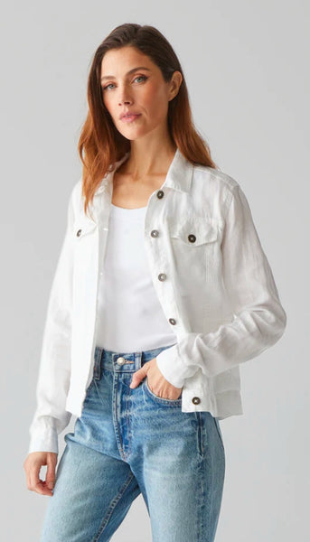 Linen Jean Jacket