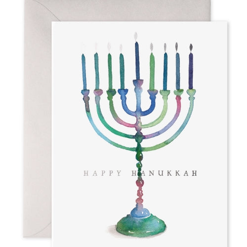 Colorful Menorah