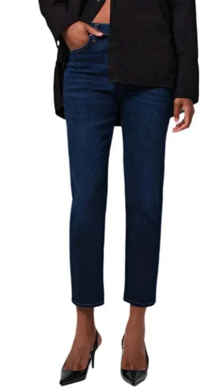 Audrey Pull On Flare Jeans - Dark Night