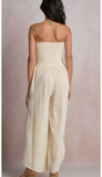 Strapless Smock Jumpsuit