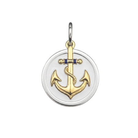 Medium Pendant-True North Compass, Gold