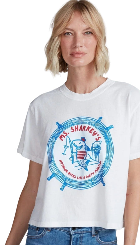 Ashby Isles Bateau Neck 3/4 Sleeeve Tee