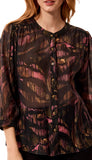 Dolman Sleeve Wide Blouse