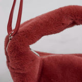 Small Faux Fur Crossbody Bag