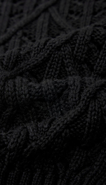 Amara Cropped Cable Cardigan