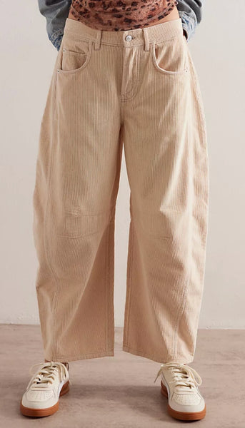 Good Luck Corduroy Jeans - Crystal Gray