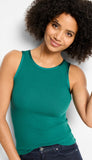 Trimmed Perfect Knit Rib Tank