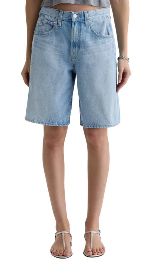 Hattie Short-High Rise Bermuda - Mondrian