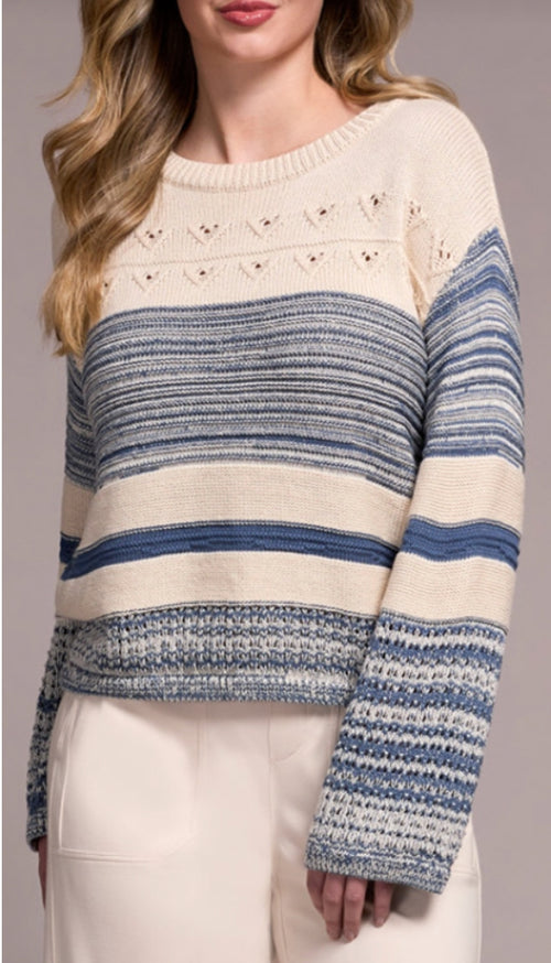 Long Bell Sleeve Boat Neck