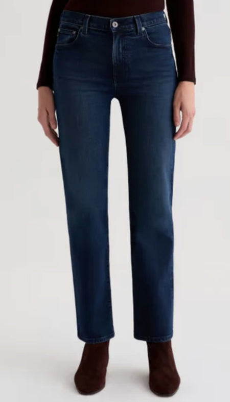 Bri Ankle High Rise Slim Straight - NightFall