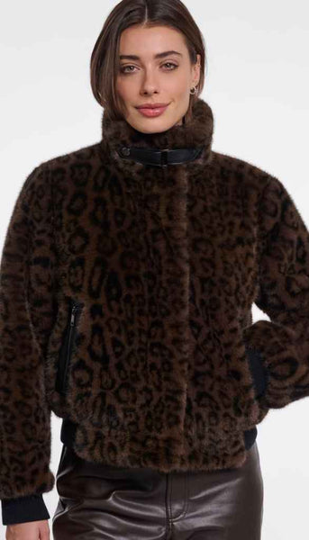 Faux Fur Leather Trim