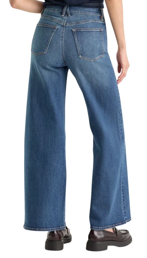 Good Waist Palazzo Ankle Jeans - Sierra