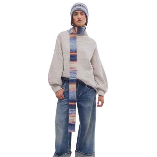Stripe Set-Hat, Scarf