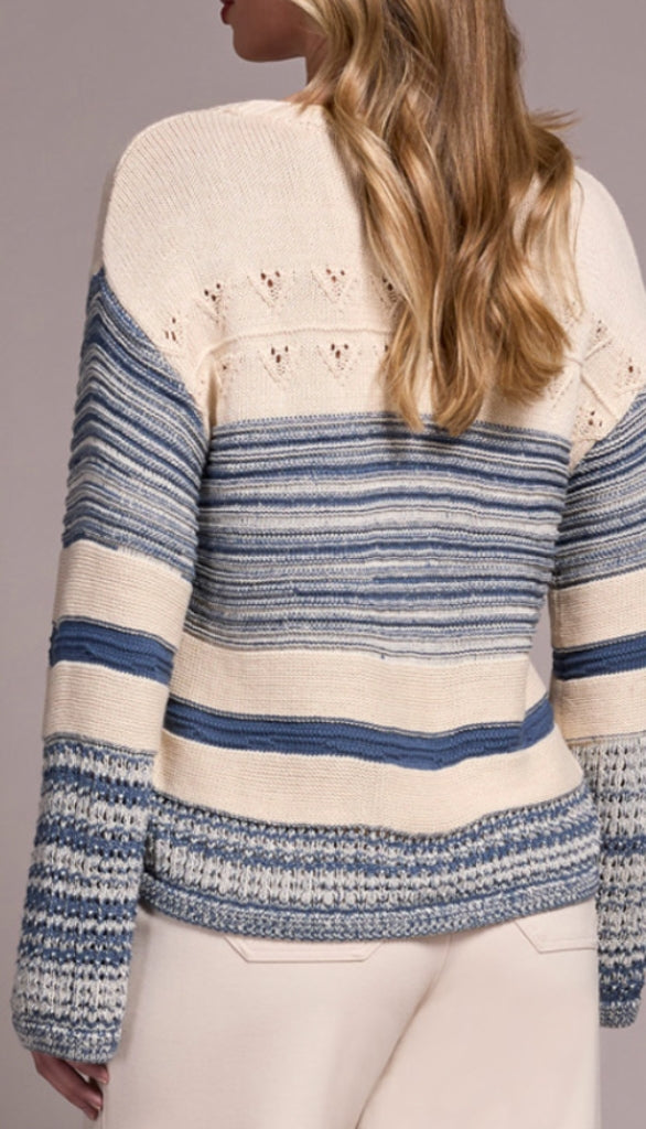 Long Bell Sleeve Boat Neck