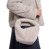Small Faux Fur Crossbody Bag