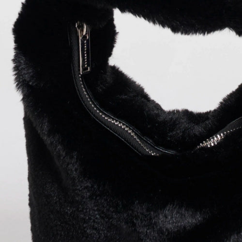 Small Faux Fur Crossbody Bag
